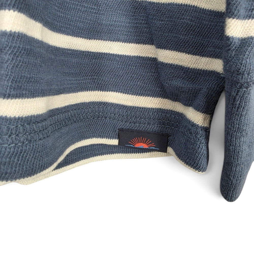 Faherty Sunwashed Stripe Organic Cotton Long Sleeve Shirt Men's Medium NWOT - Picture 6 of 7